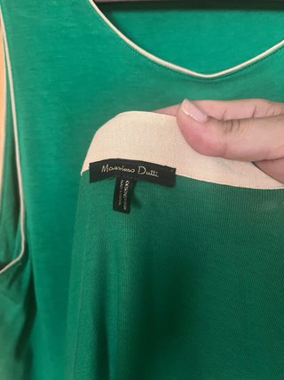 Vestido Massimo Dutti verde