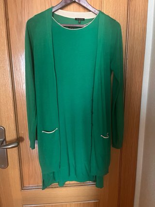 Vestido Massimo Dutti verde