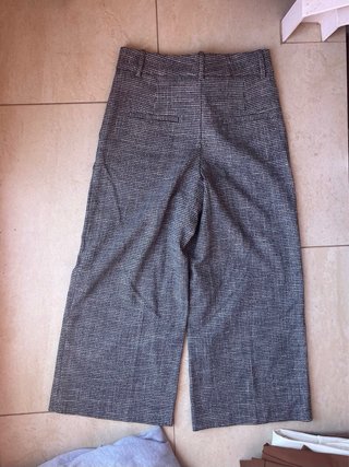 Pantalón culotte Mango gris