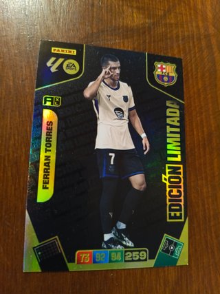 Cromo Adrenalyn Ferran Torres Edición Limitada