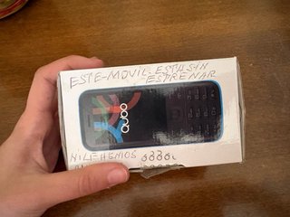 Teléfono Qubo azul SIN ESTRENAR