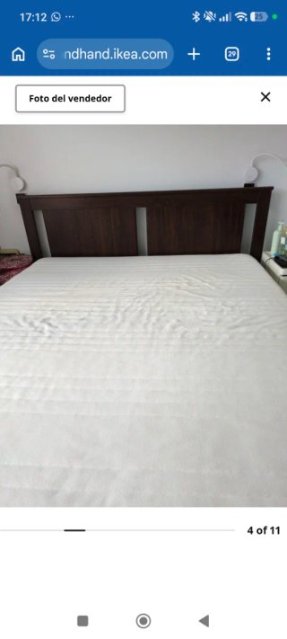 Cama matrimonio + colchón