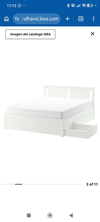 Cama matrimonio + colchón