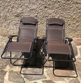 2 Hamacas de Jardín Acolchadas  l