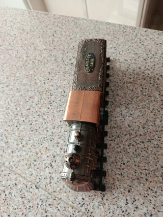 Encendedor de mesa tren antiguo