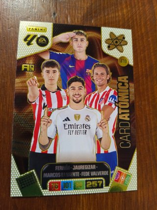 Cromo Panini Adrenalyn Liga Card Atómica