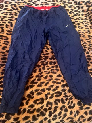 Pantalón chándal Nike vintage 90s blue and red