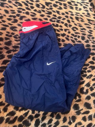 Pantalón chándal Nike vintage 90s blue and red