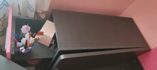 Cama y escritorio juvenil