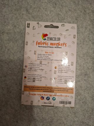Pinturas y rotuladores para tela