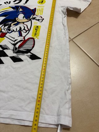T-Shirt Sonic Uomo Taglia L Cotone