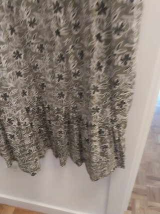Vestido midi estampado floral