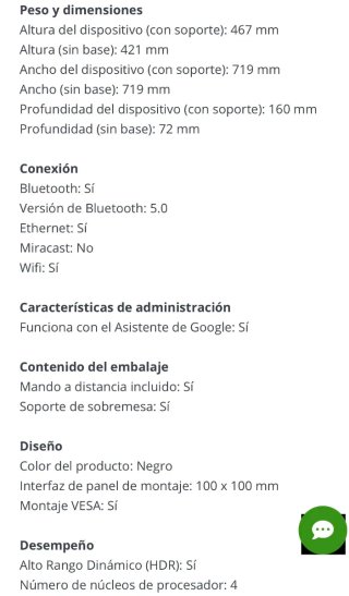 Nuevo  Xiaomi TV A Series 32 Google TV sin abrir