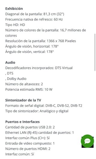 Nuevo  Xiaomi TV A Series 32 Google TV sin abrir