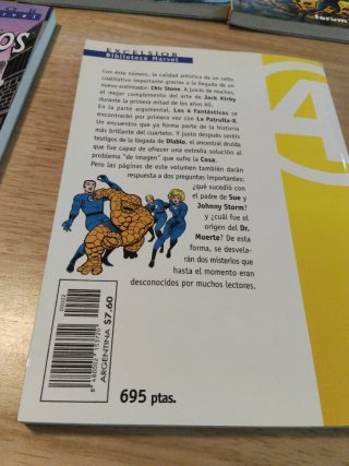 7 comics LOS 4 FANTASTICOS