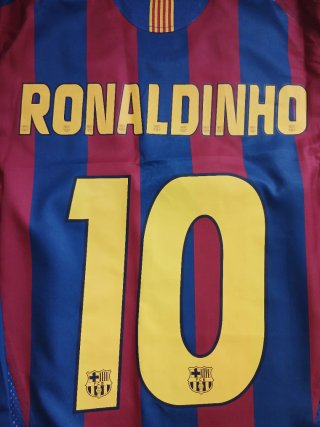 Camiseta Original Nike Ronaldinho FC Barcelona M