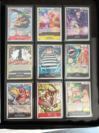 Lote de 90 Cartas One Piece