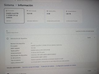 Ordenador Sobremesa Negro gamer