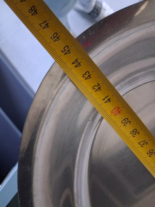 Vassoio grande acciaio inox