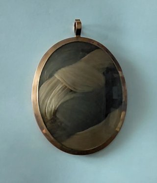 Miniatura Dama Marfil Siglo XIX
