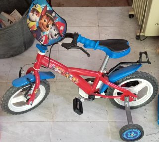 Bicicleta infantil patrulla canina