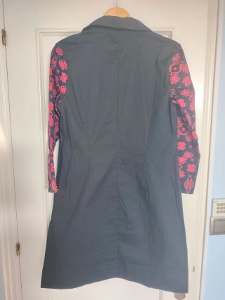 Vestido negro elástico Almatrichi talla 46
