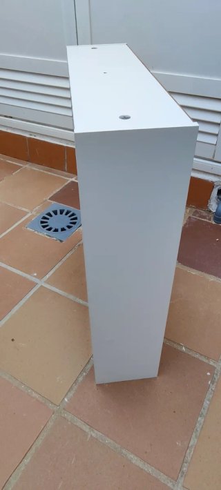 Armario baño blanco espejo +Portarrollos +Toallero