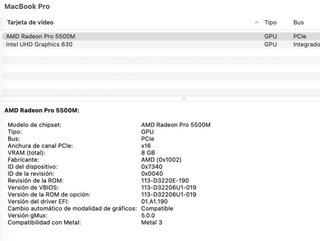 MacBook Pro 16 2019 Argento