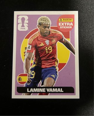 Cromo Panini Extra Sticker Lamine Yamal