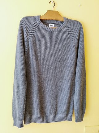 2 Jersey Hombre Zara Talla M gris