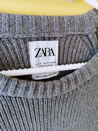 2 Jersey Hombre Zara Talla M gris