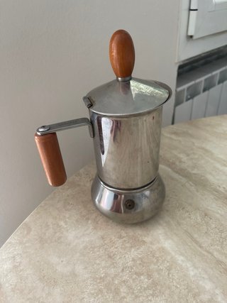 Caffettiera Napoletana Frabosk Metallo e Legno