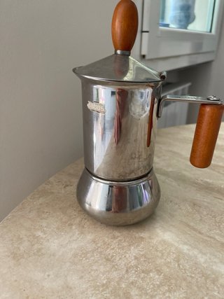 Caffettiera Napoletana Frabosk Metallo e Legno