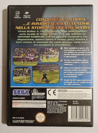 Virtua Striker 3 Ver. 2002 Gamecube Completo