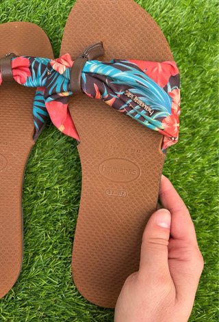 Sandalias Havaianas Talla 37 Flores