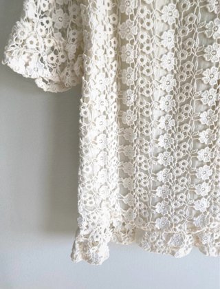 Vestido crochet Topshop