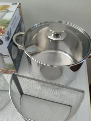 Pentola Rosenthal Acciaio 6L con cestello
