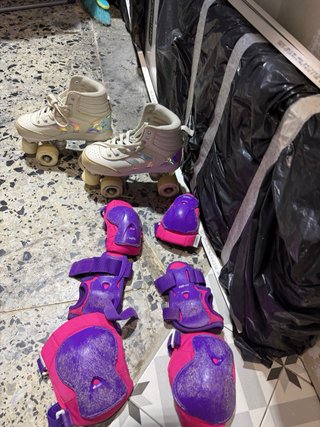 Zapatillas de patinar para niña talla 36