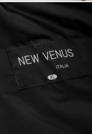 Giubbotto New Venus donna nero made in Italy XL
