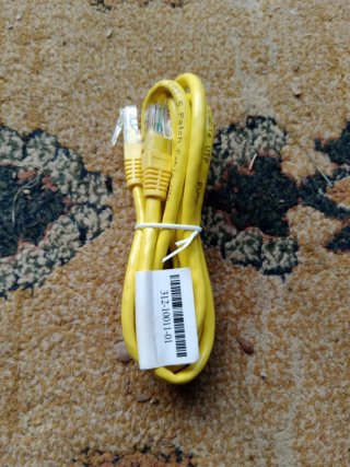 Cable UTP Cat 5 Patch Amarillo
