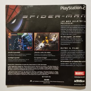 Spider-Man 2 Enter Electro PS1 Playstation ITA ESP