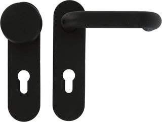 Manilla para puerta con herraje acero