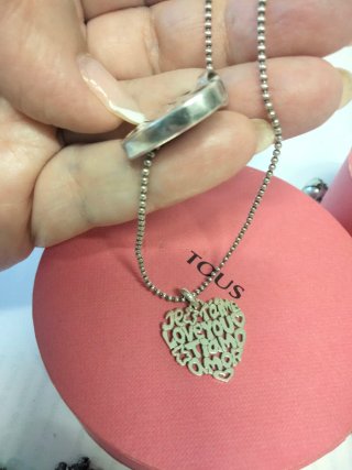 Colgantes Tous Corazón Plata