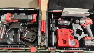Radial y taladro Milwaukee M18