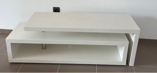 Mesa de centro blanca moderna