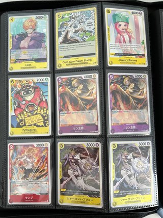 Lote 90 cartas One Piece