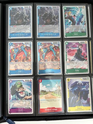 Lote 90 cartas One Piece