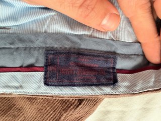 Pantalón de pana marrón