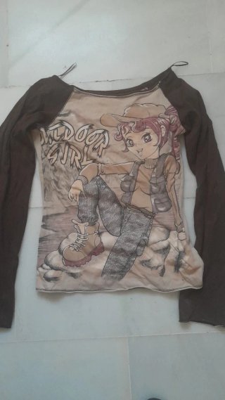 Camiseta manga larga Wild Girl