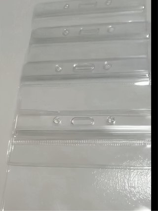 Porta carte impermeabile, trasparente e morbido 80 pz